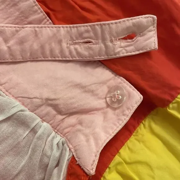 Hanna Andersson Colorblock Sundress Girls Size 5 Cotton Sleeveless Summer - Picture 10 of 11